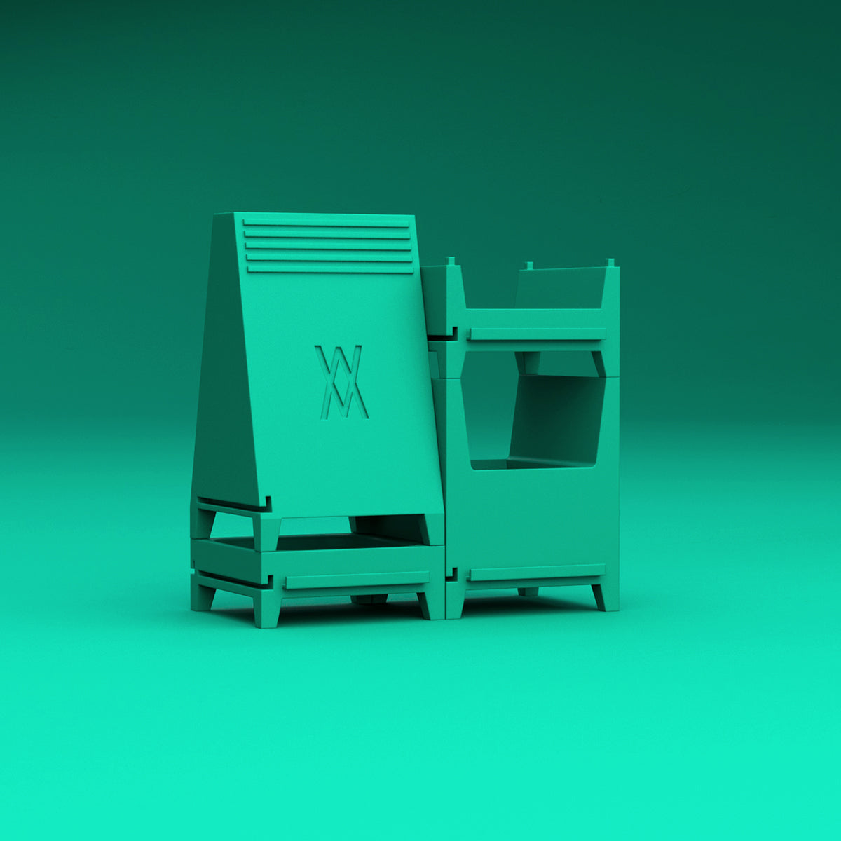 3d drucker aufbewahrung Tischständer für Werkstatt-Ordnungssystem für 3D Drucker I WIESEMANN 1893